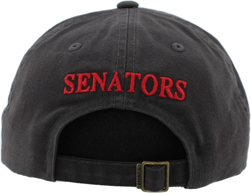 ZHATS NHL Unisex-Adult NHL Officially Licensed Adjustable Hat Scholarship Icon Charcoal - Image 4